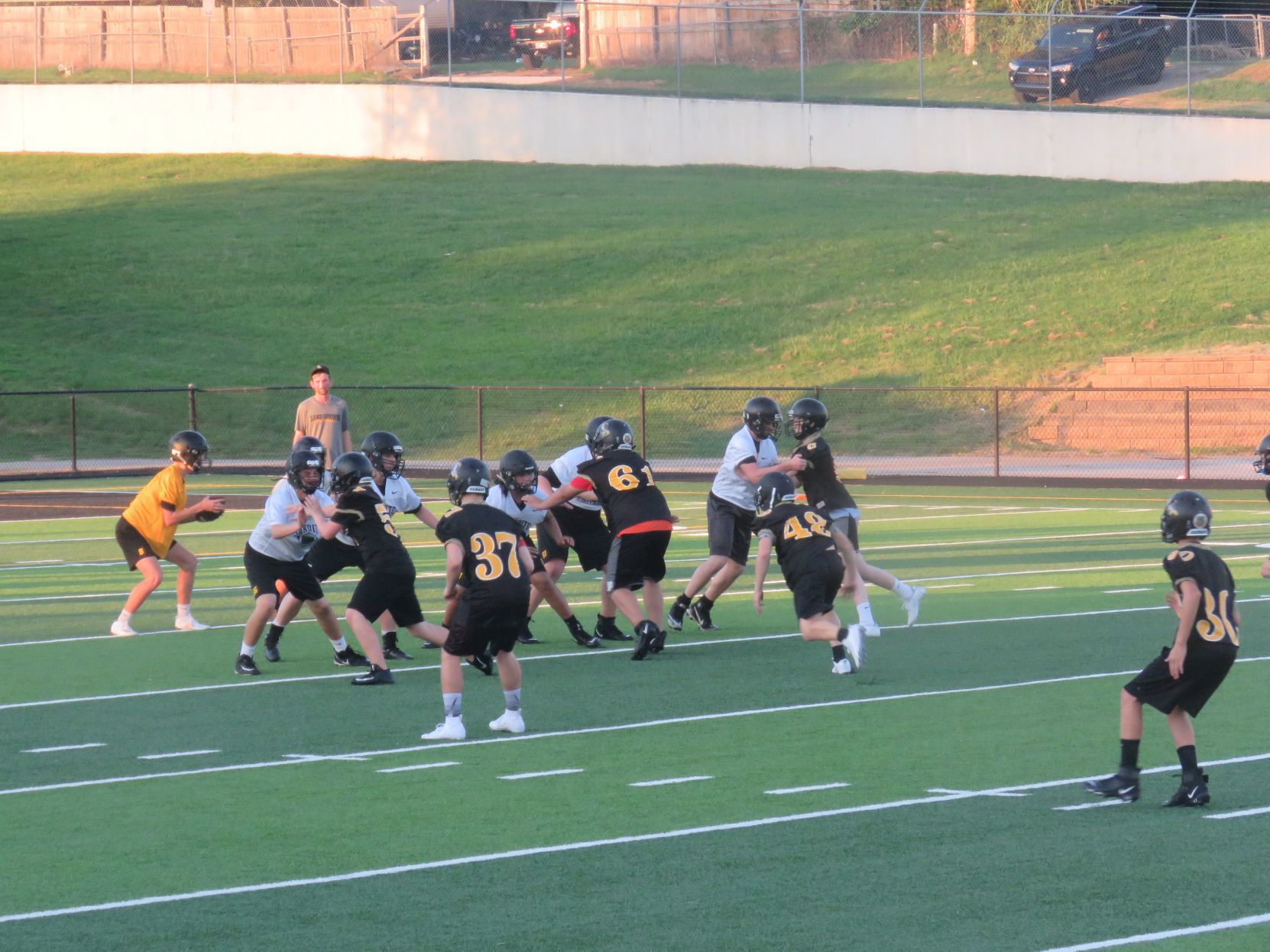 Sand Springs begins football practice